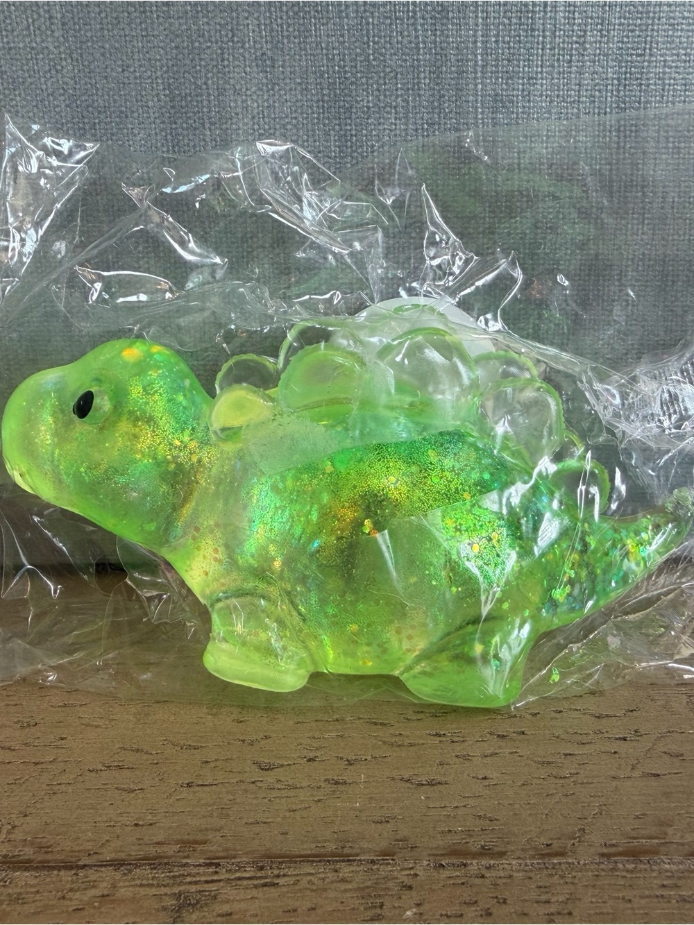 Dinosaur Glitter Sugar Squeeze/Squishy/Squish